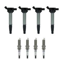 Pacote de bobinas de ignição e conjunto de velas de ignição para Toyota Corolla 1.8L Pacote de bobinas de ignição e conjunto de velas de ignição para Toyota Corolla 1.8L