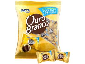 Pacote de Bombom Chocolate Ouro Branco 1kg - Lacta Pacote de Bombom Chocolate Ouro Branco 1kg - Lacta