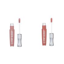 Pacote de brilho labial Rimmel Stay Glossy 130 Blushing Belgraves e 135 Sippin