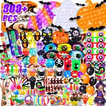 Pacote de brinquedos Fidget Fidget para crianças com lembrancinhas de Halloween, 800 unidades