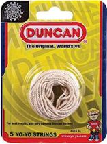 Pacote de brinquedos Yo-Yo String Duncan com 5 brinquedos de algodão branco