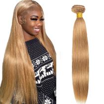 Pacote de cabelo AuokMar Honey Blonde 27 Straight 66cm 100% cabelo humano