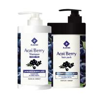 Pacote de cabelo e conjunto de shampoo Elabore Acai Berry Super 1000mL