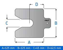 Pacote de Calços para Máquinas SKF TMAS 125-300
