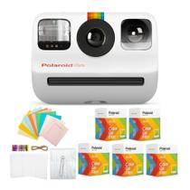 Pacote de câmera Polaroid GO com 5 pacotes de filmes coloridos e acessórios Pacote de câmera Polaroid GO com 5 pacotes de filmes coloridos e acessórios