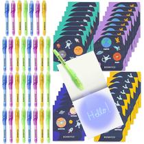 Pacote de caneta e caderno Party Favors BONNYCO Invisible Ink 32