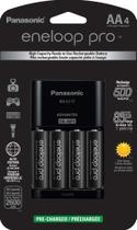 Pacote de carregador de bateria Panasonic K-KJ17KHCA4A com 4 AA eneloop pro