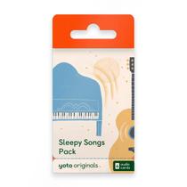 Pacote de cartões de música Yoto Sleepy Songs para 4 crianças com reprodutor e mini