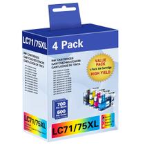 Pacote de Cartuchos de Tinta WOWINK LC71 LC75 LC79 Alto Rendimento Pacote de Cartuchos de Tinta WOWINK LC71 LC75 LC79 Alto Rendimento