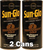 Pacote de cera em pó Shuffleboard Sun-Glo 2 2x454g