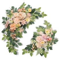 Pacote de champanhe Wedding Arch Odouzy Artificial Flowers com 2