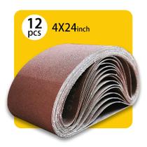 Pacote de cinto de lixamento TPmax 4x24cm, 12 unidades (80 120 150 grãos) Pacote de cinto de lixamento TPmax 4x24cm, 12 unidades (80 120 150 grãos)