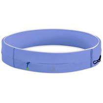 Pacote de cintura com zíper FlipBelt pervinca grande para correr