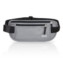 Pacote de cintura DAITET RFID Blocking Slim Travel Money Belt Pacote de cintura DAITET RFID Blocking Slim Travel Money Belt
