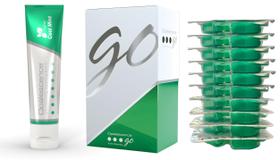 Pacote de clareamento dentário Opalescence Go 10% com creme dental Pacote de clareamento dentário Opalescence Go 10% com creme dental