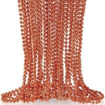 Pacote de colares Amscan Orange Oval Bead de 50 (30 cm)