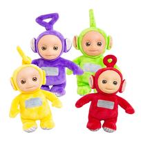 Pacote de colecionador Talking Plush Teletubbies, 4 bonecos oficiais Pacote de colecionador Talking Plush Teletubbies, 4 bonecos oficiais