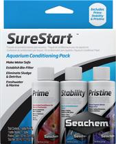 Pacote de condicionamento de aquário Seachem SureStart-3 100mL