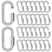 Pacote de conectores de corrente Quick Links M10-30 de 3,5 polegadas galvanizados Pacote de conectores de corrente Quick Links M10-30 de 3,5 polegadas galvanizados