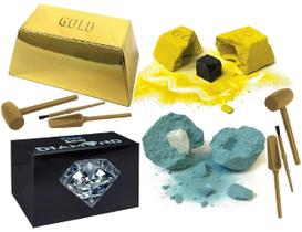 Pacote de conjunto de presentes Science Digs Gold & Diamond Schylling Pacote de conjunto de presentes Science Digs Gold & Diamond Schylling