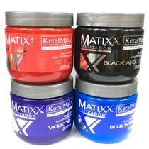 Pacote de creme Matixx Tender 220g x 8 - violeta, azul, grafite,