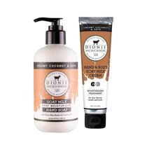 Pacote de creme para a pele Dionis Goat Milk Coco e Aveia 250mL