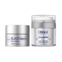Pacote de creme para olhos Obagi Medical ElastiDerm de 15 g e hidratante de 50 ml