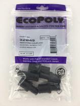 Pacote de crimpagem de plástico Ecopoly PEX Coupling 3/4 x 1/2", pacote com 5