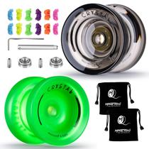 Pacote de cristal Yoyo MAGICYOYO K2 com 2 funções duplas para crianças Pacote de cristal Yoyo MAGICYOYO K2 com 2 funções duplas para crianças