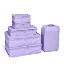 Pacote de cubos de embalagem JJ POWER Travel 6 com bolsa de sapatos roxa Pacote de cubos de embalagem JJ POWER Travel 6 com bolsa de sapatos roxa