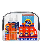 Pacote de cuidados com a lavanderia Tide Back to School com removedor de manchas