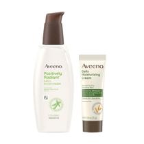 Pacote de cuidados com a pele Aveeno Positively Radiant com SPF30 68 ml x2