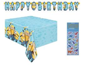 Pacote de decoração de aniversário de Meu Malvado Favorito
