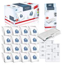 Pacote de desempenho Miele GN AirClean FilterBags + Filtro HEPA