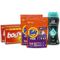Pacote de detergente para roupa Tide Pods Downy Unstopable Bounce Pacote de detergente para roupa Tide Pods Downy Unstopable Bounce