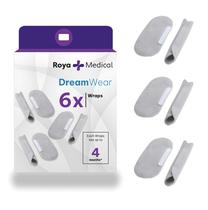 Pacote de embalagem de reposição Dream Wear com 6 Roya Medical