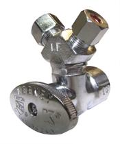 Pacote de encanamento com válvula de parada PP2902VLF de 3 vias 1/2 Fip x 3/8 x 1/4
