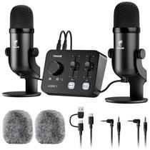 Pacote de equipamento de microfone TONOR ASMR com interface de áudio