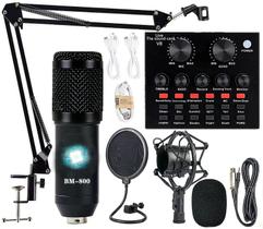Pacote de equipamento de podcast: condensador sktome BM-800 com trocador de voz Pacote de equipamento de podcast: condensador sktome BM-800 com trocador de voz