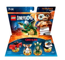 Pacote de equipe Toy LEGO Dimensions Gremlins com Gizmo e Stripe