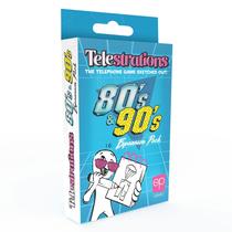 Pacote de expansão Telestrations 80s/90s 600 palavras e referências
