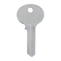 Pacote de face única em latão Hillman Universal Key Blank W1 10