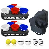 Pacote de festa para jogos ao ar livre BucketBall USA Edition com bolas