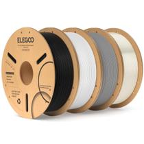 Pacote de filamento de impressora 3D ELEGOO PLA 1,75 mm e 4 kg Pacote de filamento de impressora 3D ELEGOO PLA 1,75 mm e 4 kg