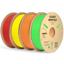 Pacote de filamento de impressora 3D ELEGOO Rapid PLA Plus de 1,75 mm e 4 kg Pacote de filamento de impressora 3D ELEGOO Rapid PLA Plus de 1,75 mm e 4 kg
