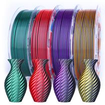 Pacote de filamentos para impressora 3D 3DHojor Silk PLA 1,75 mm 800g