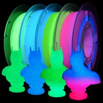 Pacote de filamentos para impressora 3D RAMBERY Luminous Multicolor PLA