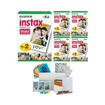 Pacote de filmes Fujifilm Instax Mini Twin com 100 exposições Pacote de filmes Fujifilm Instax Mini Twin com 100 exposições