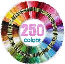 Pacote de fio dental bordado LOVIMAG 250 Skeins para ponto cruz