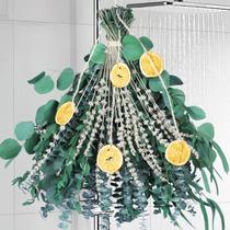 Pacote de flores secas de eucalipto e lavanda para banho, 40 unidades